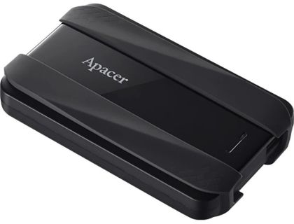 Твърд диск Apacer AC533, 5TB 2.5" SATA HDD USB 3.2 Portable Hard Drive Plastic / Rubber Jet black