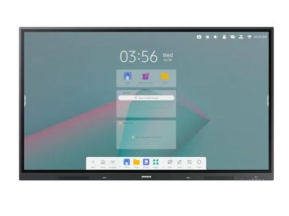 Интерактивен дисплей Samsung Interactive E-Board WA75C 75" Android OS  4K Digital Flipchart TOUCH , Mirroring, Wi-Fi, Black