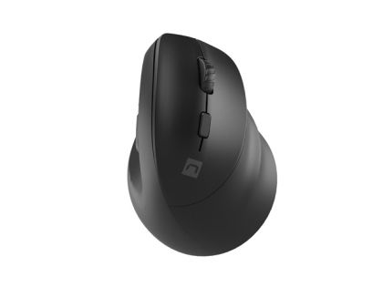 Мишка Natec Vertical Mouse Crake 2  BLUETOOTH 5.2 + 2.4GHZ BLACK 2400dpi, Right handed, black