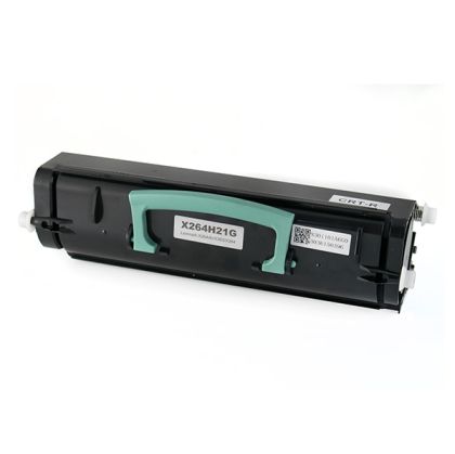 Тонер касета Black Lexmark X264H11G Съвместим консуматив, голям капацитет 9000 стр.