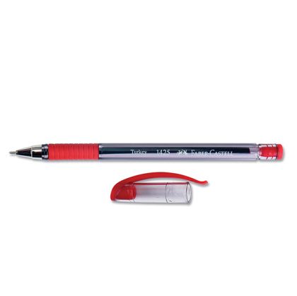 Химикалка Faber-Castell 1425 Fine0.7 mm Червена