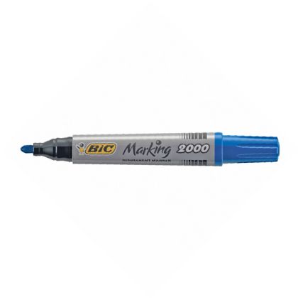 Перманентен маркер Bic 2000 Объл връх 1.7 mm Син