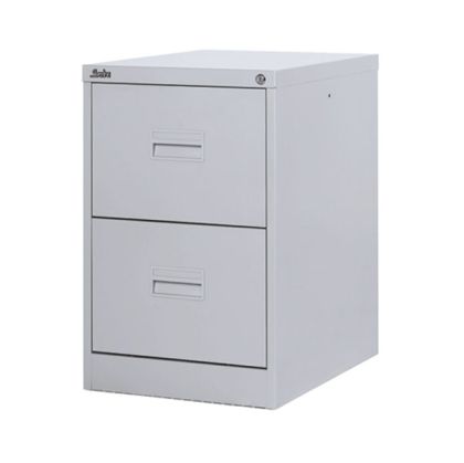 Шкаф за висящи папки Silverline Midi FCMI2AЕдиничен с 2 чекмеджета, 39.8x62.2x71.1 cm, Сив