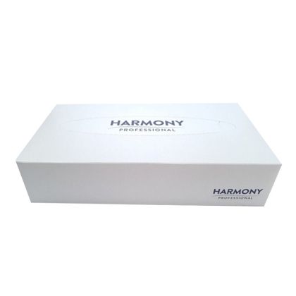 Козметични кърпи Harmony Prima100% целулоза, двупластови 100 бр. в кутия Бели
