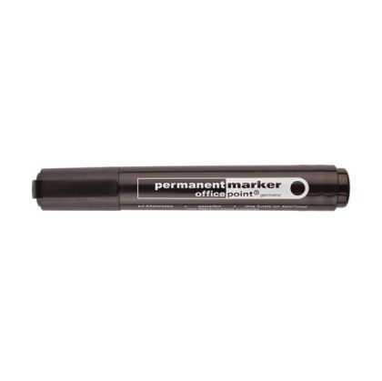 Перманентен маркер Office PointОбъл връх 1-5 mm Черен