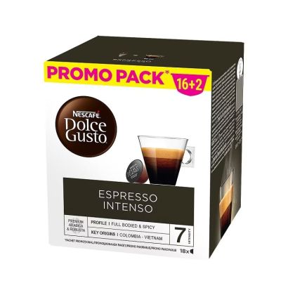 Кафе капсула NESCAFE Dolce Gusto Espresso Intenso 16+2 бр.