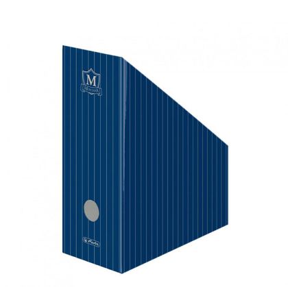 Вертикална поставка Herlitz MontanaКартонена, 24.5x30.5x11.5 cm Синя