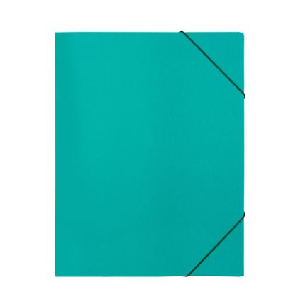 Папка с три капака и ластик StandardКартон, А4 Зелена