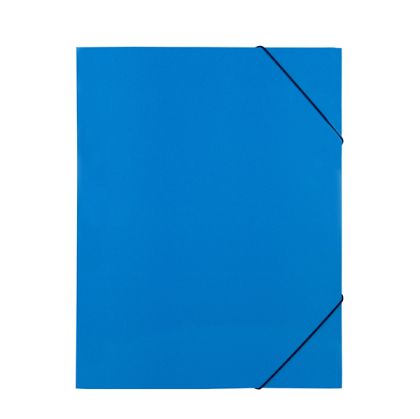 Папка с три капака и ластик Standard Картон, А4 Синя