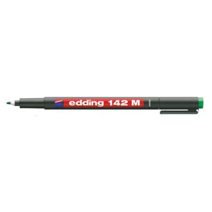 Универсален перманентен OHP маркер Edding 142 M 1.0 mm Зелен