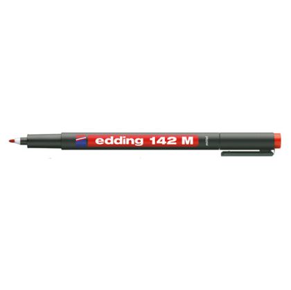 Универсален перманентен OHP маркер Edding 142 M 1.0 mm Червен