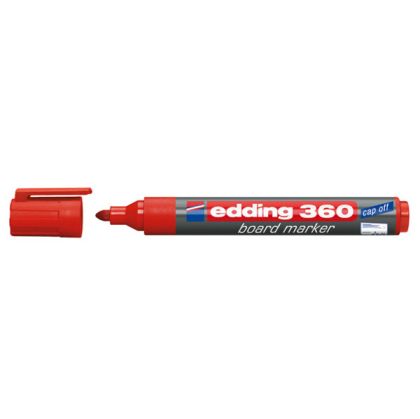 Маркер за бяла дъска Edding 360 Объл връх 1.5-3 mm Червен