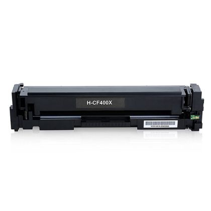 Тонер касета Black HP no. 201X CF400X Съвместим консуматив, голям капацитет 2 800 стр.