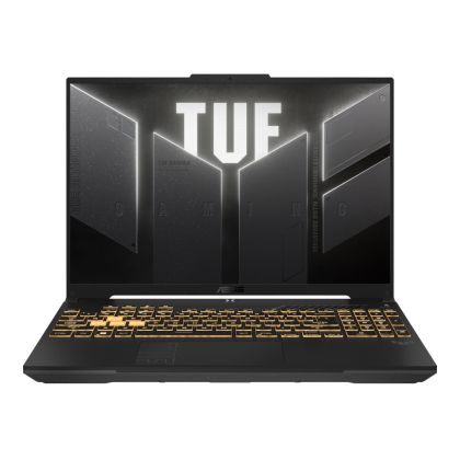 Лаптоп Asus TUF F16 FX607JV-N3109, i7-13650HX 2.4 GHz (24M  Cache, up to 4.9 GHz, 14 cores), 16" FHD+ (1920x 1200) 16:10,165z,16GB DDR5 ,1TB PCIe 4.0,RTX 4060 8GB GDDR6, Wi-Fi 6(802.11ax)Backlit Chiclet Keyboard 1-Zone RGB, no OS, Mecha Gray