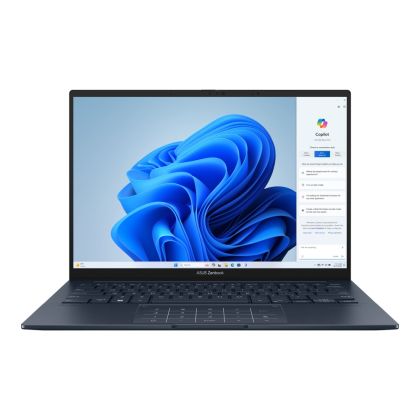 Лаптоп Asus Zenbook UX3405MA-PP287W, INTEL ULTRA 9 185H,14."OLED ,WQXGA+(WQ+) 2880X1800 16:10, DDR5 32GB(ON BD.), 1 TB PCIEG4 SSD, Intel Art Graphics, Widnows 11, Blue