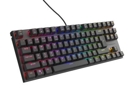 Клавиатура Genesis Mechanical Gaming Keyboard Thor 303 TKL RGB Backlight Brown Switch US Layout Black