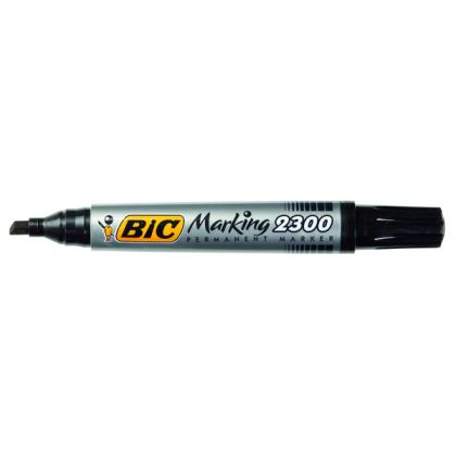 Перманентен маркер Bic 2300 Скосен връх 3.1-5.3 mm Черен