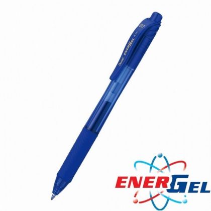 Автоматична гел химикалка Pentel EnerGel BL107 0.7 mm син