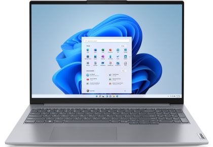 Лаптоп Lenovo ThinkBook 16 G6 AMD Ryzen 5 7430U (up to 4.3GHz, 16MB), 32GB (16+16) DDR4 3200MHz, 1TB SSD, 16" WUXGA (1920x1200) IPS AG, AMD Radeon Graphics, 1080p&IR Cam, WLAN, BT, Backlit KB, FPR, Arctic Grey, DOS, 3Y