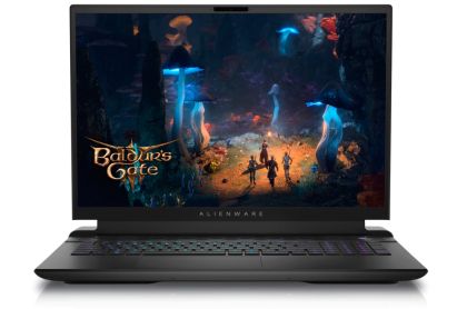 Лаптоп Dell Alienware m18 R2, Intel Core i7 14650HX (16-Core, 30MB L3 Cache, up to 5.2GHz), 18" QHD+ (2560x1600) 165Hz, 3ms, FHD IR Cam, 32GB,DDR5, 5600 MT/s, 1TB SSD, RTX 4060 8GB GDDR6, Wifi 7 Ready, BT, Win11 Pro, Dark Metallic+Dell Alienware AW920H