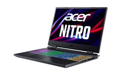 Лаптоп Acer Nitro 5, AN515-58-96BF, Intel Core i9-12900H (up to 5.0 GHz, 24MB), 15.6" FHD IPS 144Hz SlimBezel, 16GB DDR5 4800MHz(1 slot free), 1024GB PCIe NVMe SSD, GeForce RTX 4060 8GB GDDR6, INTEL 2X2 AX+BT Killer 1650i, HDD kit, KB Backlit, No OS, Blac