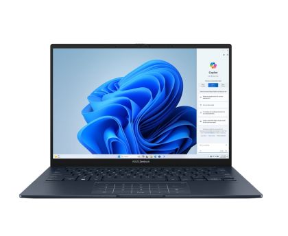 Лаптоп Asus Zenbook UX3405MA-PP665X, INTEL ULTRA 9 185H,14."OLED ,WQXGA+(WQ+) 2880X1800 16:10,LPDDR5X32GB(ON BD.), 1TB PCIEG4 SSD, Intel Arc Graphics, Widnows 11 Pro, Blue