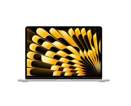 Лаптоп Apple 13-inch MacBook Air: Apple M3 chip with 8-core CPU and 10-core GPU, 24GB, 512GB SSD - Starlight