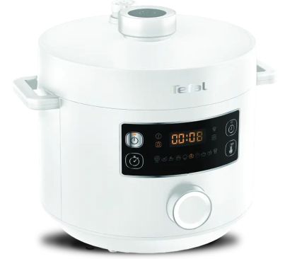 Мултикукър Tefal CY754130, Turbo Cuisine 5L (white), 1090W,  EPC, automatic prg (10) (inlc. Bake, Sous-vide, Slow-Cook, Ferment, Reheat), easy steam release