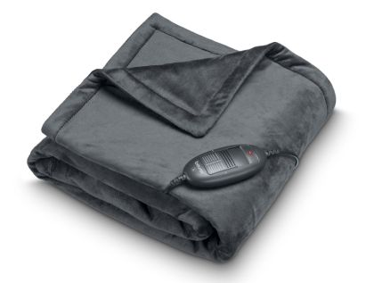 Термоподложка Beurer HD 74 Cosy Dark Gray Heated Overblanket, LE 2024