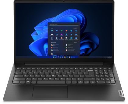 Лаптоп Lenovo V15 G4 AMD Ryzen 5 7520U (up to 4.3GHz, 4MB), 16GB LPDDR5 5500MHz, 512GB SSD, 15.6" FHD (1920x1080) TN AG, AMD Radeon 610M Graphics, WLAN, BT, HD 720p Cam, 2 cell, Black, DOS, 3Y CCI