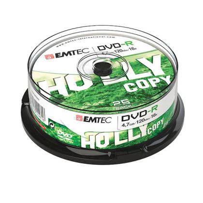 DVD-R Emtec 16x 4.7 GB 25 бр., шпиндел