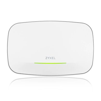 Аксес-пойнт ZyXEL NWA110BE BE6500 2x2 MU-MIMO, Dual Radio 2.4 and 5 or 6GHz, 1 x 2.5G LAN Ports, PoE+ (802.3at), Standalone/Nebula Cloud Managed Excluding Power Adapter