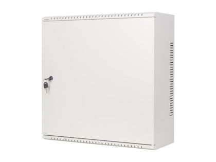 Комуникационен шкаф Lanberg rack cabinet 19" wall-mount 6U+3u/540x200 low-profile grey (assembled)