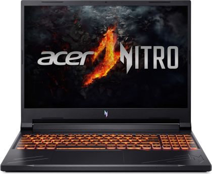 Лаптоп Acer Nitro 16, ANV16-71-76BW, Intel Core i7-14650HX (up to 5.2GHz, 30MB), 16" FHD IPS up to 165Hz SlimBezel, 16GB DDR5 (1 slot free), 512GB PCIe NVMe SSD, GeForce RTX 4050 6GB GDDR6, Wi-Fi 6 AX201+BT5.2, Killer E2650, HD Cam, KB Backlight, No OS, B