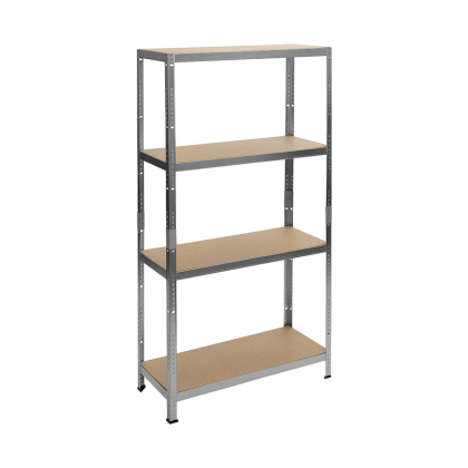 Метален стелаж Carmen CR-1024 - 180x120x60 см, до 600 кг на рафт - цинк