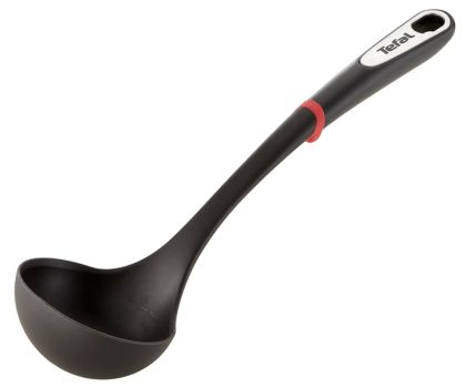 Черпак Tefal K2060114, Ingenio, Ladle, Kitchen tool, Termoplastic, 40.4x10x3.4cm, Up to 220°C, Dishwasher safe, black