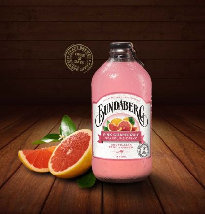 Безалкохолна напитка Bundaberg Pink Grapefruit 375 ml