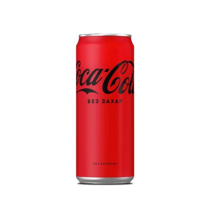 Coca-Cola Zero 0.33 l кен, 24 броя в стек