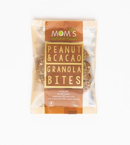 Гранола хапки фъстъци и какао Mom's, без глутен 40 гр.