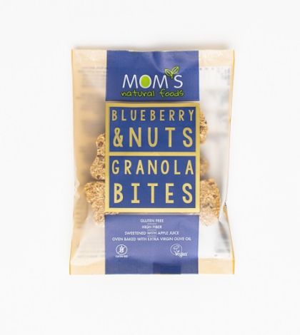 Гранола хапки боровинки и ядки Mom's, без глутен 40 гр.