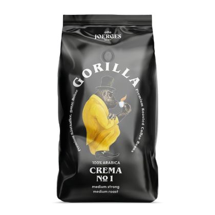 Кафе Gorilla Crema No. 1, на зърна, 1 kg