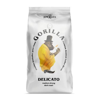 Кафе Gorilla Espresso Delicato, на зърна, 1 kg