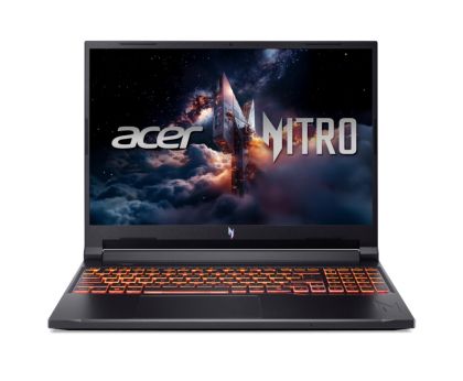 Лаптоп Acer Nitro V16,Intel  Core 7 240H(10C/16T, up to 5.20 GHz, 24MB),16" WUXGA (1920x1200) IPS 180Hz, 16GB DDR4, (1 slot free), 1024GB PCIe NVMe SSD, RTX 5060 8GB GDDR7  572 AI TOPS, WiFi 6, BT.5.2, HD Cam, Micro SD card, KB Backlit, Linux , Shale Blac