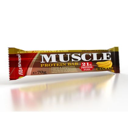 Протеинов бар, Банан и крисп, “Muscle bar”, 70гр
