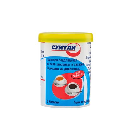 Суитли, подсладител, 300 таблетки