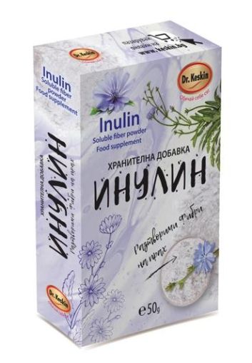 Инулин, хранителна добавка, Dr. Keskin, 50гр
