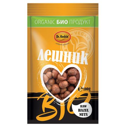 БИО Лешник, сурови ядки, Dr. Keskin, 100гр