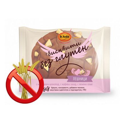 Бисквита с лешници, без глутен, Dr. Keskin, 24гр