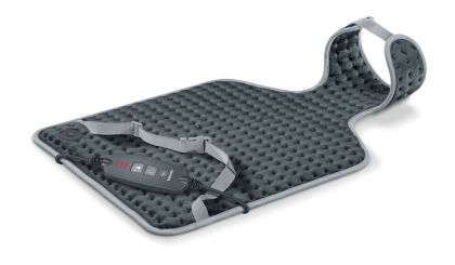 Термоподложка Beurer HK 64 Back & neck heat pad; Soft, cosy material; Automatic switch-off; BSS; Machine-washable at 30°C; Fast heating; 3 Illuminated temperature settings