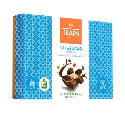 Шоколадови бонбони Trapa, без захар, 142гр